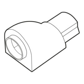 White Smooth Fit Circular Adaptor