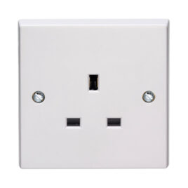 13A 1 Gang Unswitched Socket