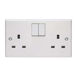 13A 2 Gang Switched Socket